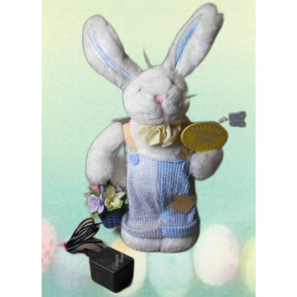 2004 Skippie Fiber Optic Bunny Welcome Spring Avon Easter Rabbit - Picture 1 of 11